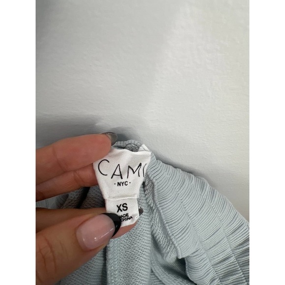 CAMI NYC Lynley French Cotton-Terry Light Blue Elastic Shorts Size: XS NWOT - Picture 6 of 9